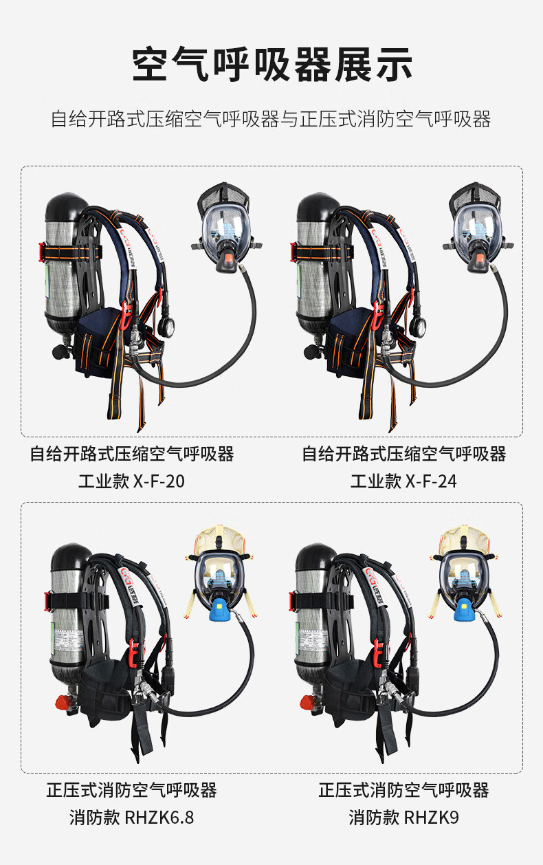 正压式消防空气呼吸器：保护您在危险环境中的呼吸